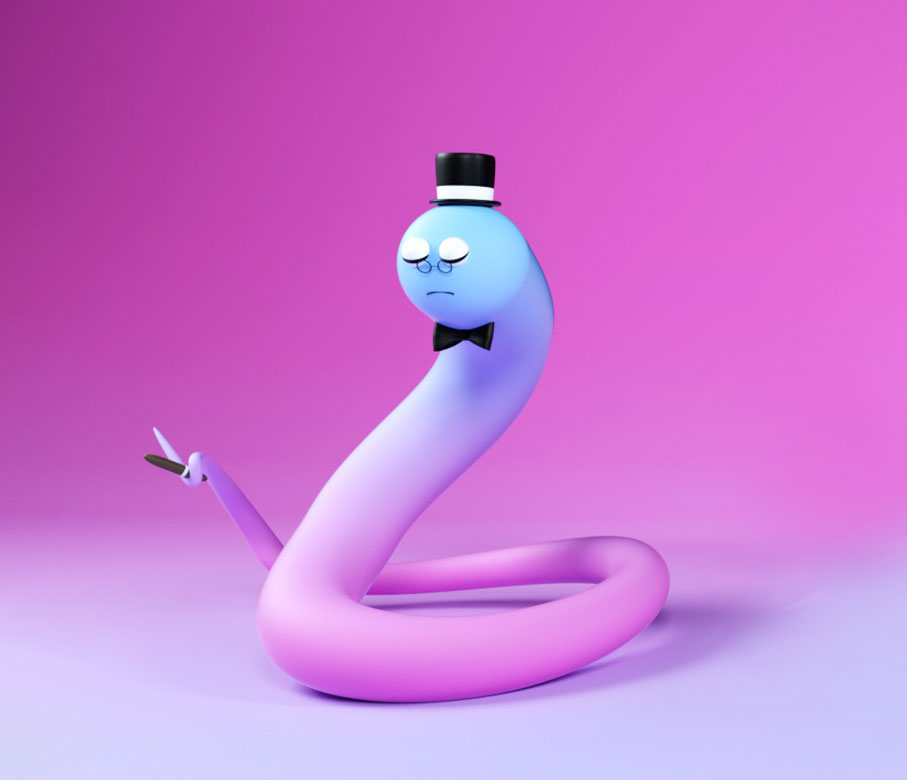 蛇（史耐克先生）IP设计